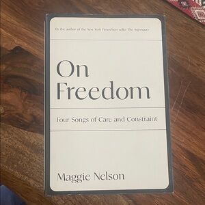 'On Freedom' Book - Black and White Cover